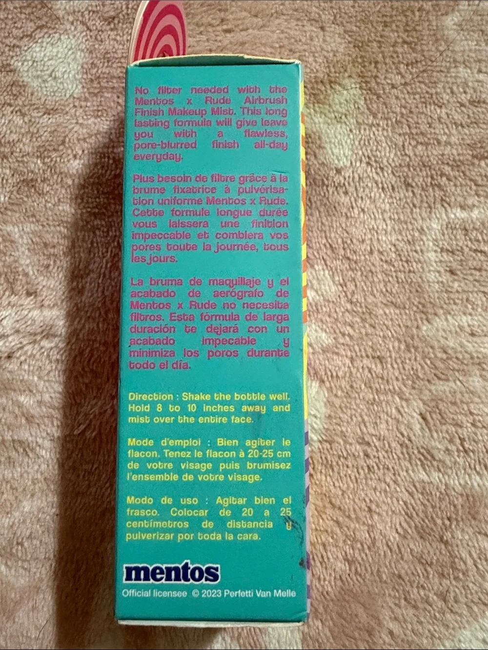 Rude x Mentos Airbrush Transfer Proof Setting Spray
